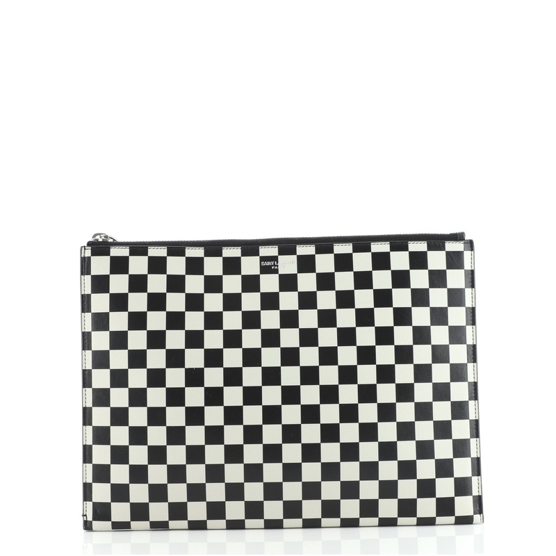 Zip Pouch Printed Leather Medium S744816649281