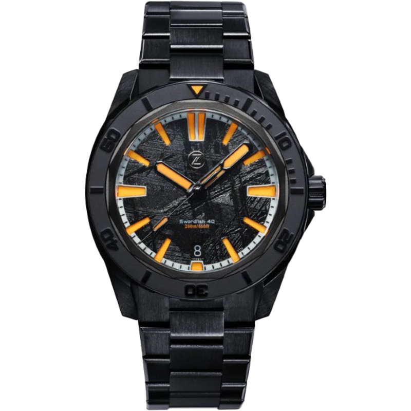 Zelos Swordfish 40mm DLC Meteorite