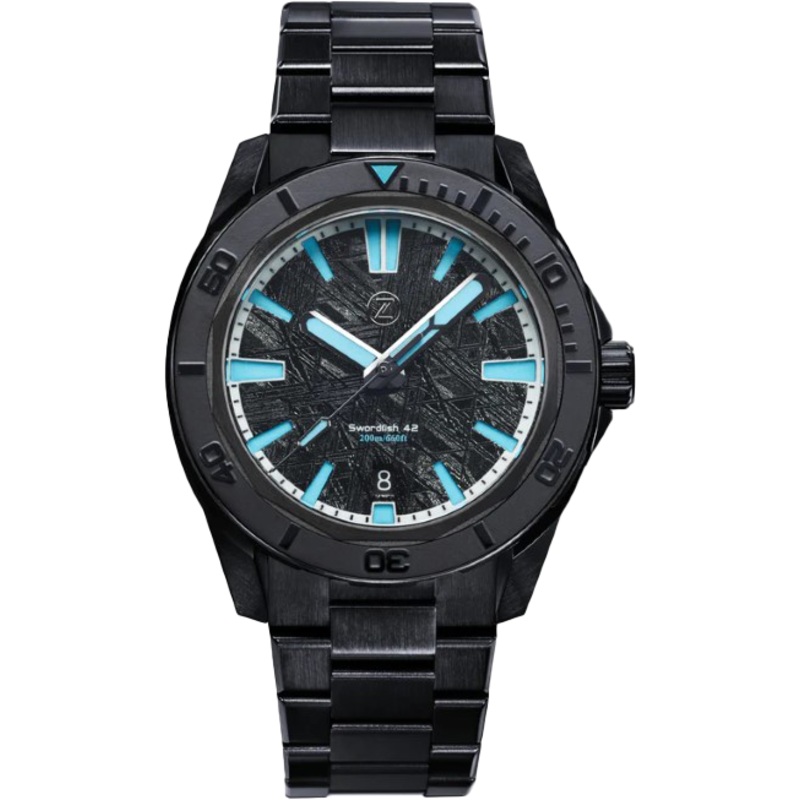 Zelos Swordfish 42mm DLC Meteorite