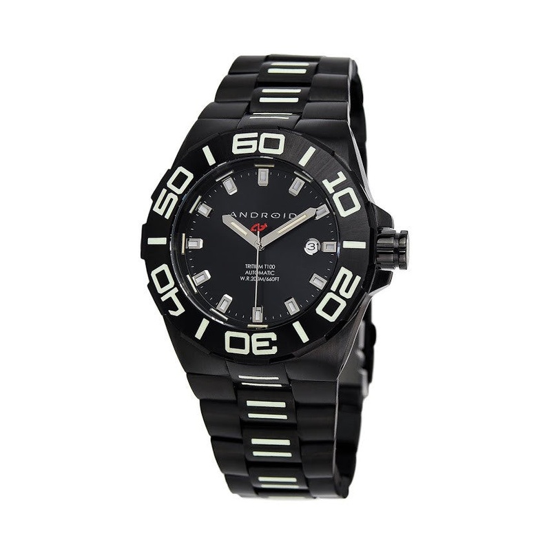 ANDROID Bioluminescence 44mm T-100 Tritium Automatic AD672BKK