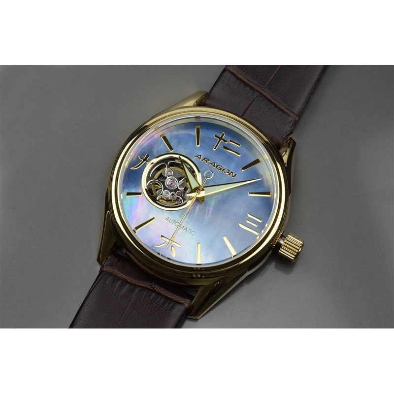 ARAGON Caprice Gold-tone 43mm A111GLD