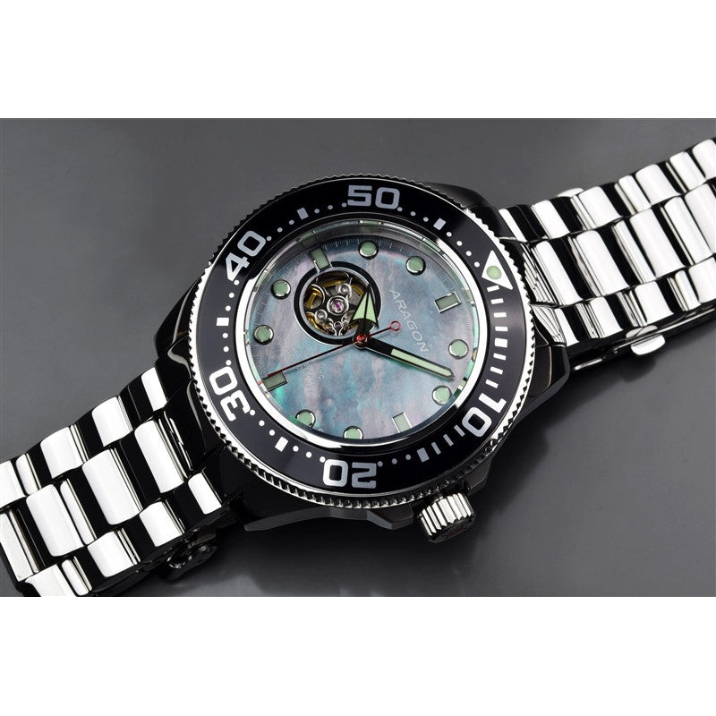 ARAGON Divemaster 45 Open Heart A063BLK