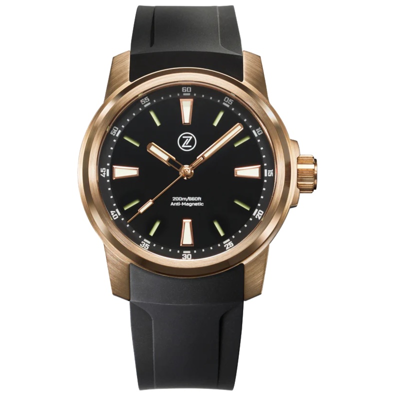 Zelos Aurora Field 42mm Bronze Onyx