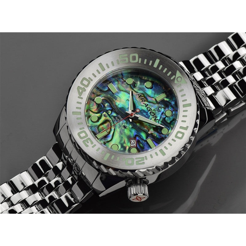 ARAGON Divemaster EVO 50mm Abalone Dial A254ABA
