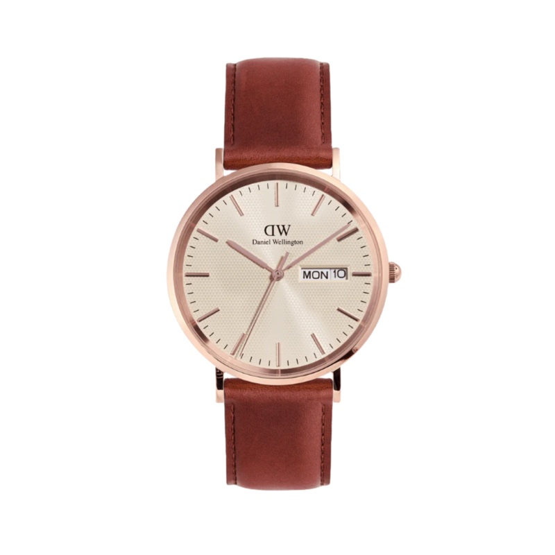 Daniel Wellington Classic St Mawes Rose Gold Champagne Dial Watch DW00100829