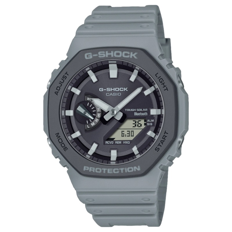 G-Shock Analog Digital Grey Dial Grey Resin Band Watch GAB2100LUU-8A