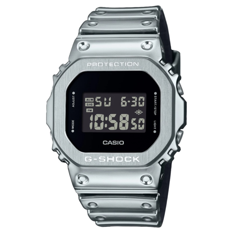 G-Shock G-Steel Black Dial Stainless Steel Watch GM5600YM-8D