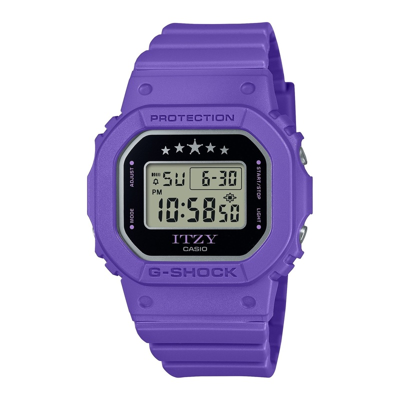 G-Shock ITZY Purple Resin Band Watch GMDS5610IT-6D
