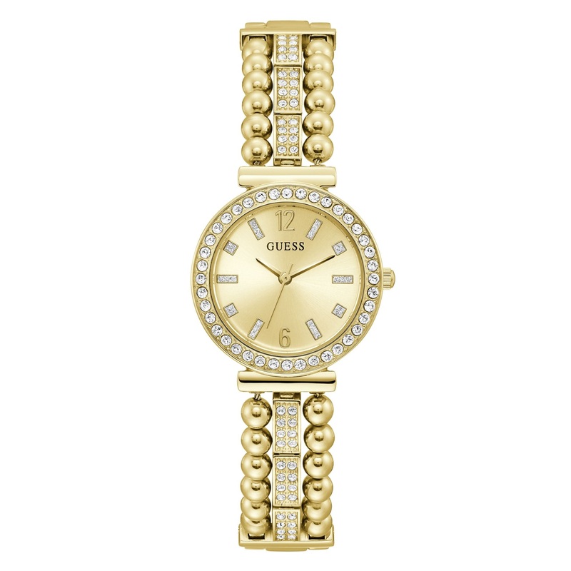 Guess Gold Beaded Glitz Gala Watch GW0401L2