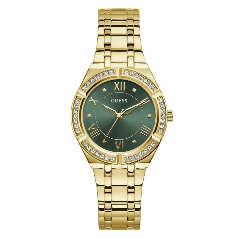 GUESS Green Cosmo Crystal Watch GW0033L8