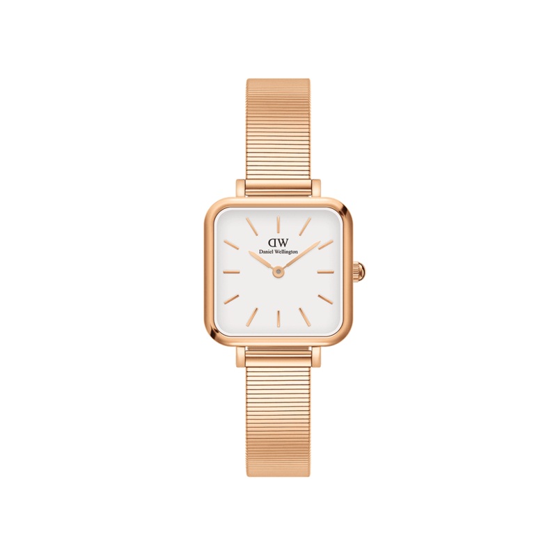 Daniel Wellington Quadro Studio 22mm RG White DW00100517