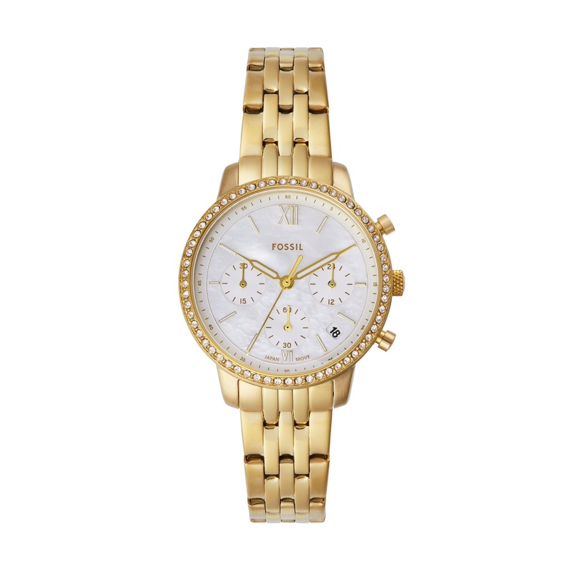 Fossil Neutra Chronograph Gold Stainless Steel Watch ES5358