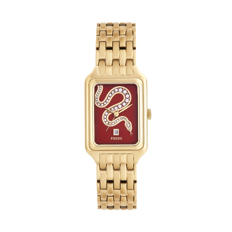 Fossil Raquel Three-Hand Gold Stainless Steel Watch ES5379