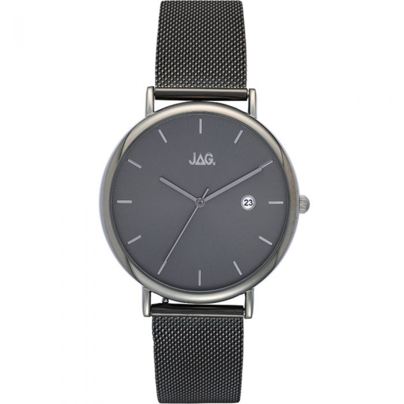 Jag Ryan Gunmetal Grey Dial Mesh Strap Watch J2153A