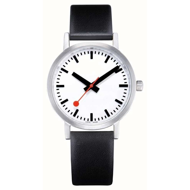 Mondaine Classic Pure White Dial Watch