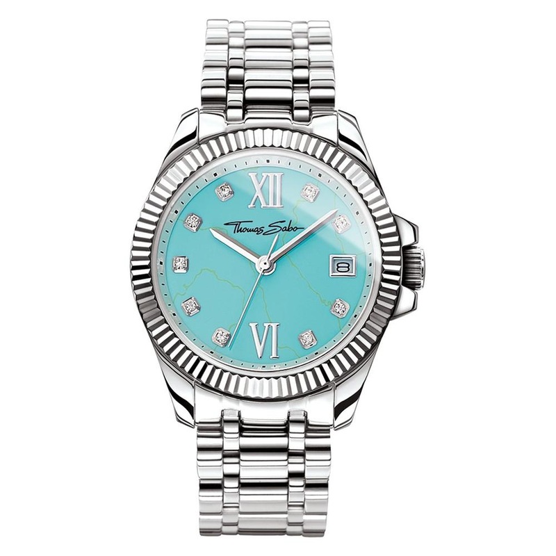 Thomas Sabo Spirit Divine Stainless Steel Turquoise Dial Womens Watch