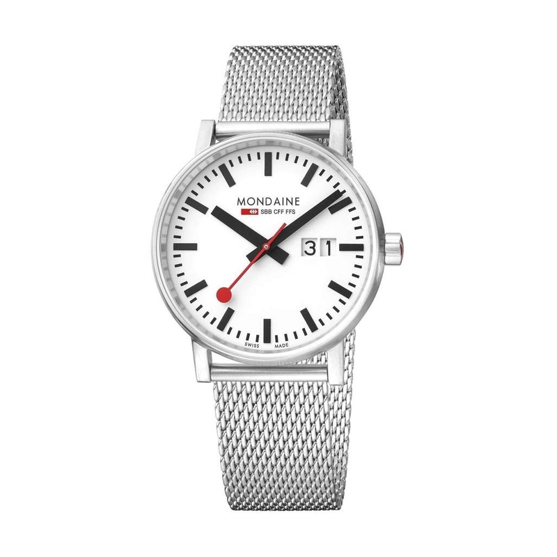 Mondaine Evo2 Big Date White Dial Watch MSE.40210.SM