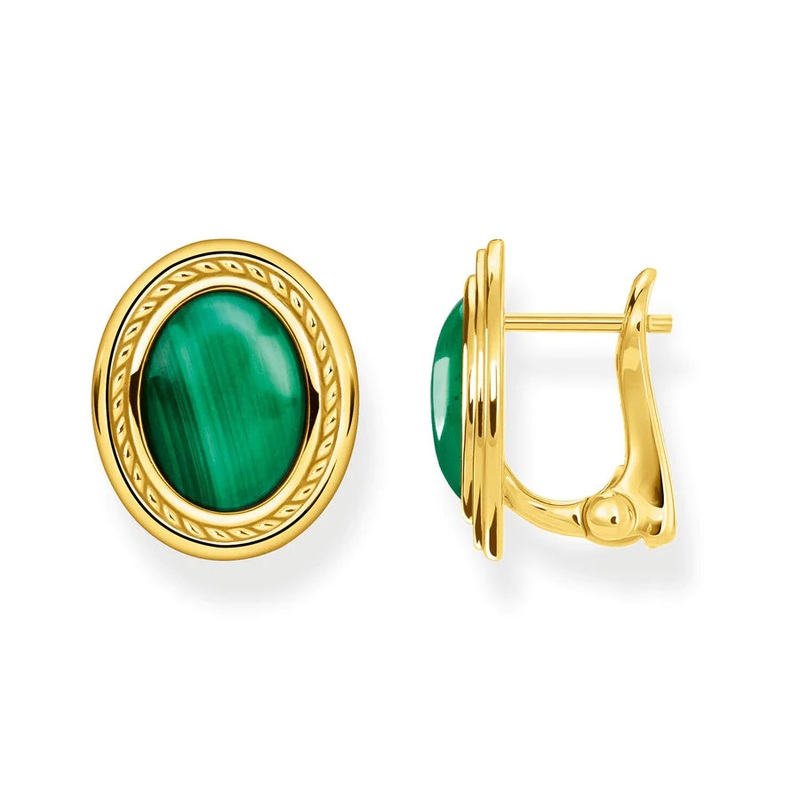 Thomas Sabo Ear Studs Green Stone TH2122Y