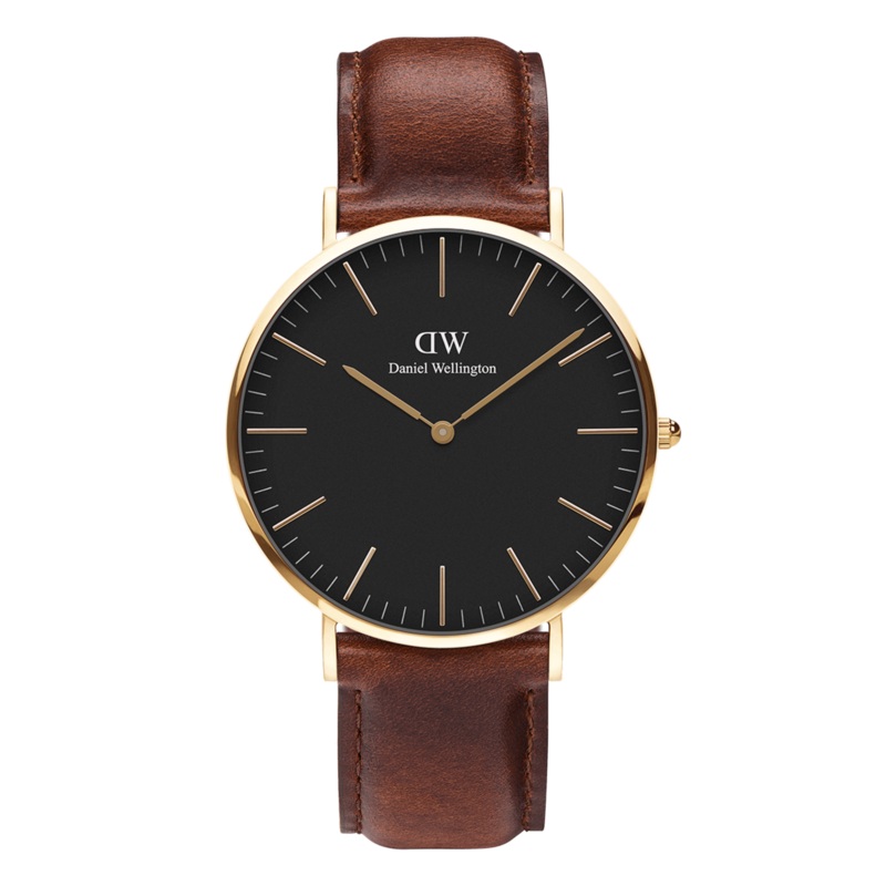 Daniel Wellington Classic 40mm St Mawes Black Dial Watch DW00100543