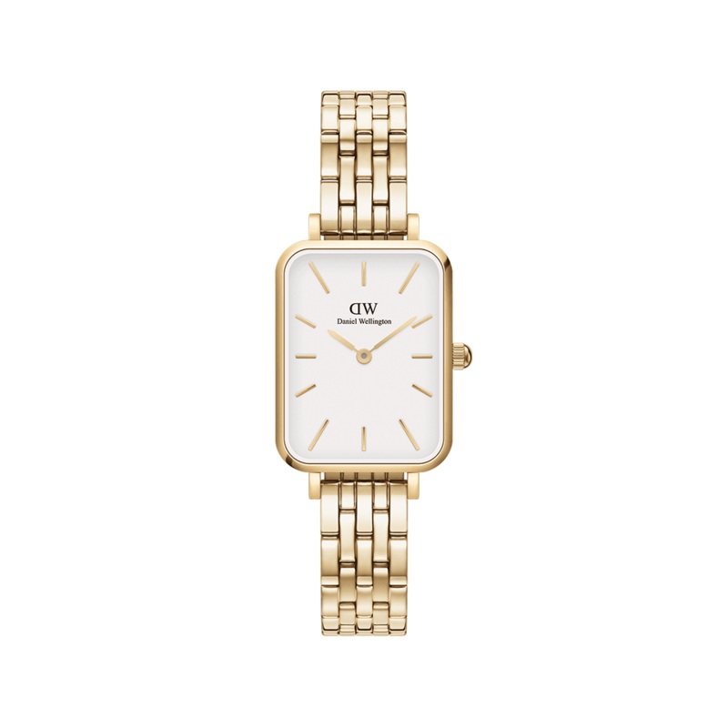 Daniel Wellington Evergold 26mm Quadro Watch with 5-Link Bracelet DW00100622