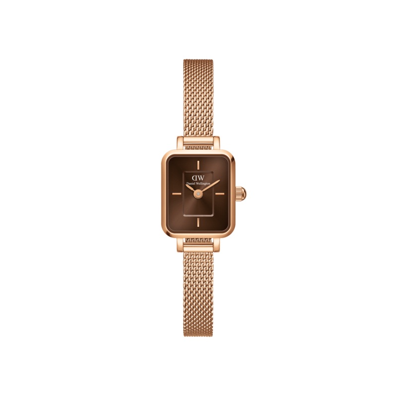 Daniel Wellington Quadro Mini 15x18mm Melrose RG Amber DW00100649
