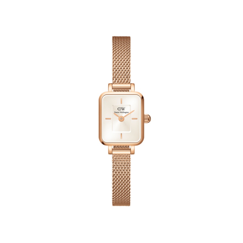 Daniel Wellington Quadro Mini 15x18mm Melrose RG Champagne DW00100651