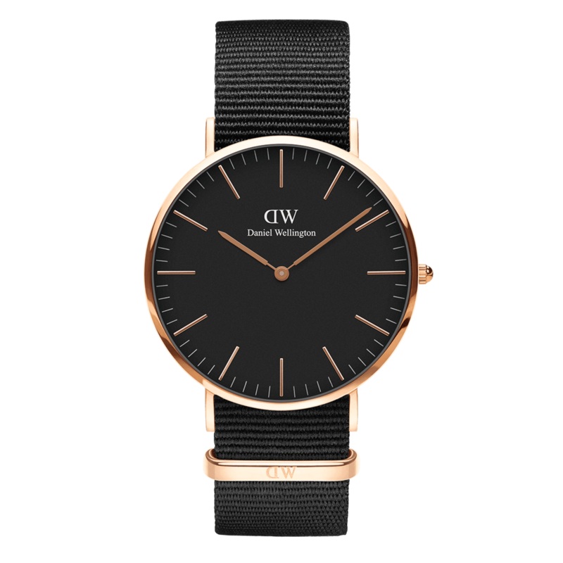 Daniel Wellington Classic 40mm Cornwall Men's Black Watch DW00100148
