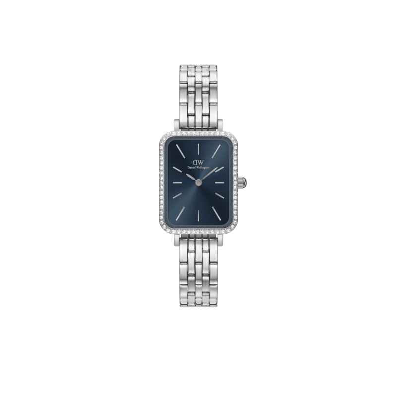 Daniel Wellington Quadro 20X26mm Bezel 5-Link Arctic Sunray Watch DW00100670