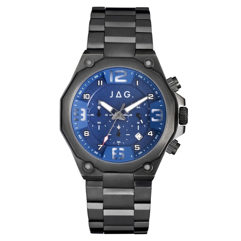 Jag Baxter Blue Dial 46mm Watch J2644A