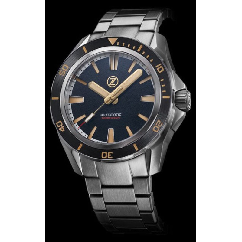 Zelos Swordfish Steel Black Sand V2 NH35