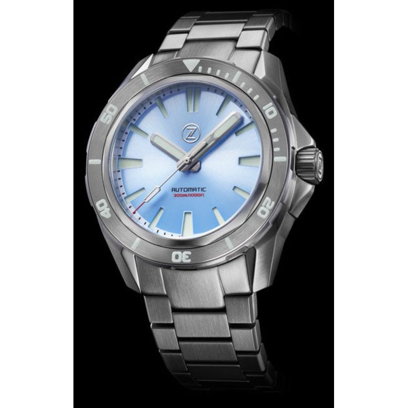 Zelos Swordfish Steel Ice Blue NH35