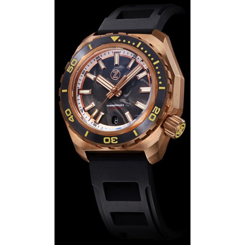 Zelos Hammerhead 2 Bronze Forged Carbon NH35