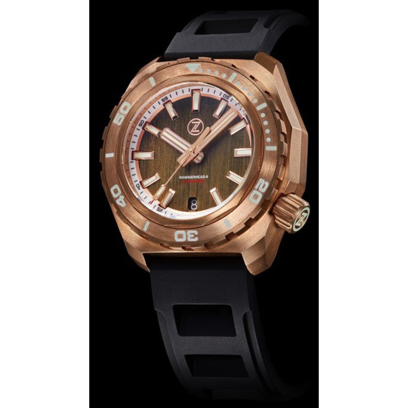 Zelos Hammerhead 2 Bronze Patina NH35