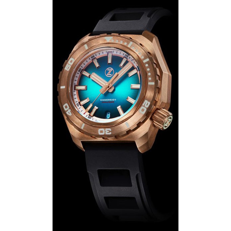 Zelos Hammerhead 2 Bronze Teal NH35