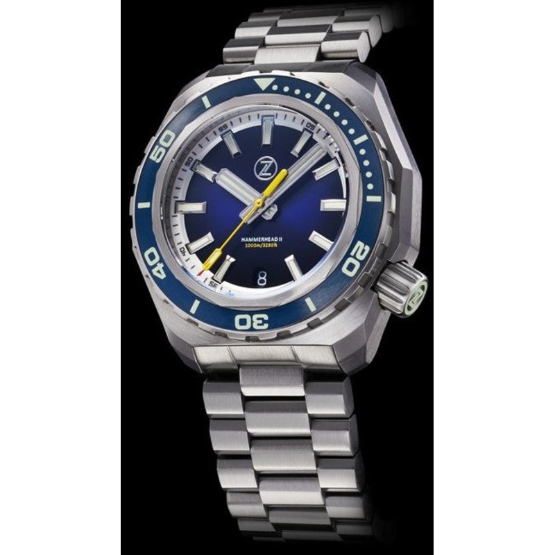 Zelos Hammerhead 2 Steel Midnight Blue NH35