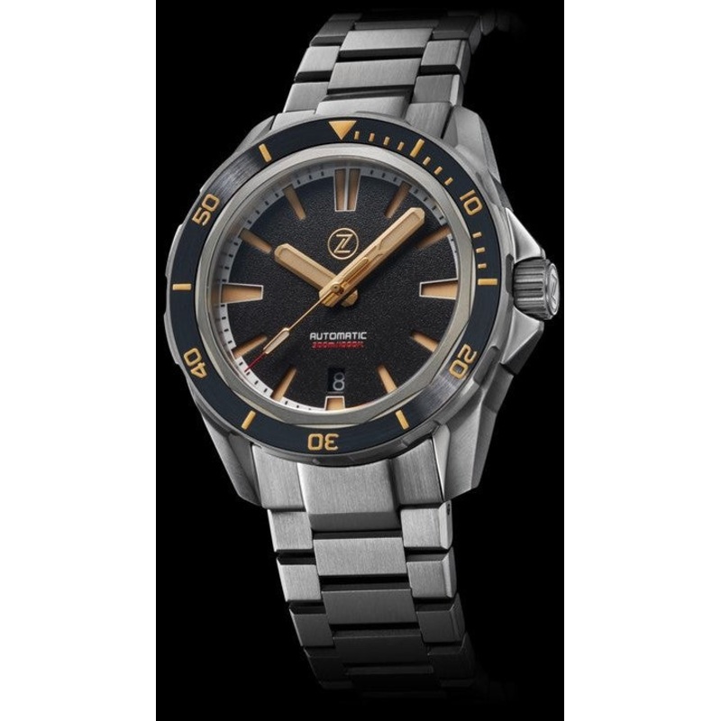 Zelos Swordfish TI 42mm Black Sand