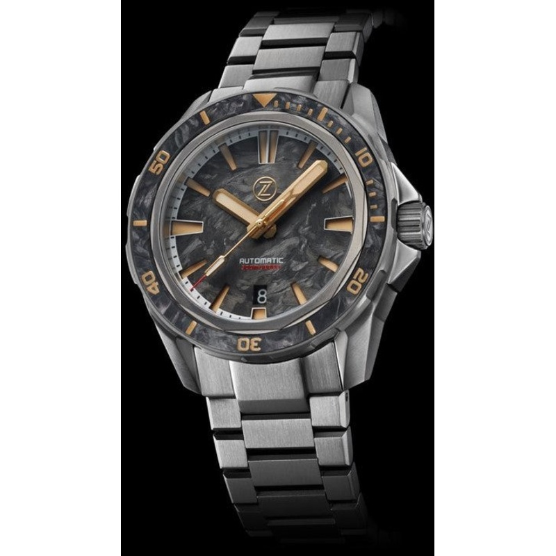 Zelos Swordfish TI 42mm Forged Carbon