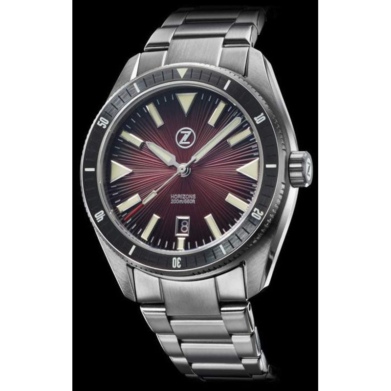 Zelos Horizons 43mm Burgundy