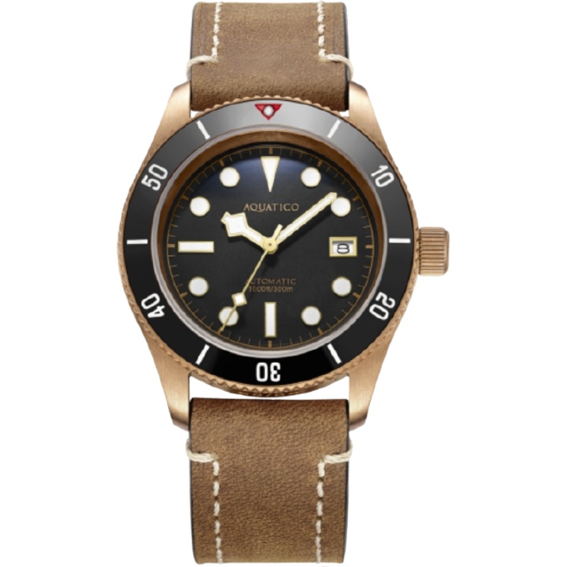 Aquatico Bronze Sea Star Black Ceramic Bezel