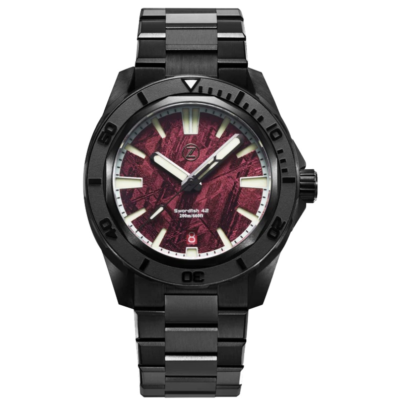 Zelos Swordfish Ti 42mm Blood Moon