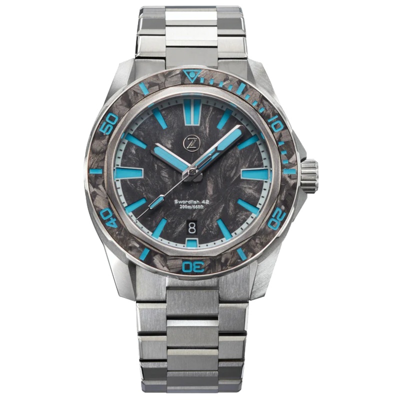 Zelos Swordfish Ti 42mm Carbon