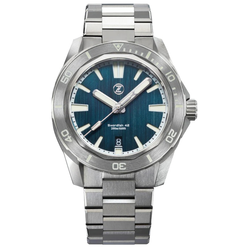 Zelos Swordfish Ti 42mm Teal