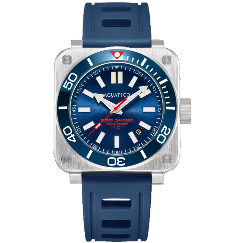Aquatico Steel Man Blue NH35