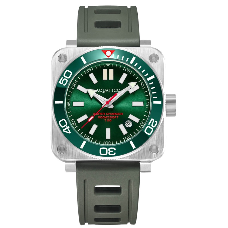 Aquatico Steel Man Green NH35