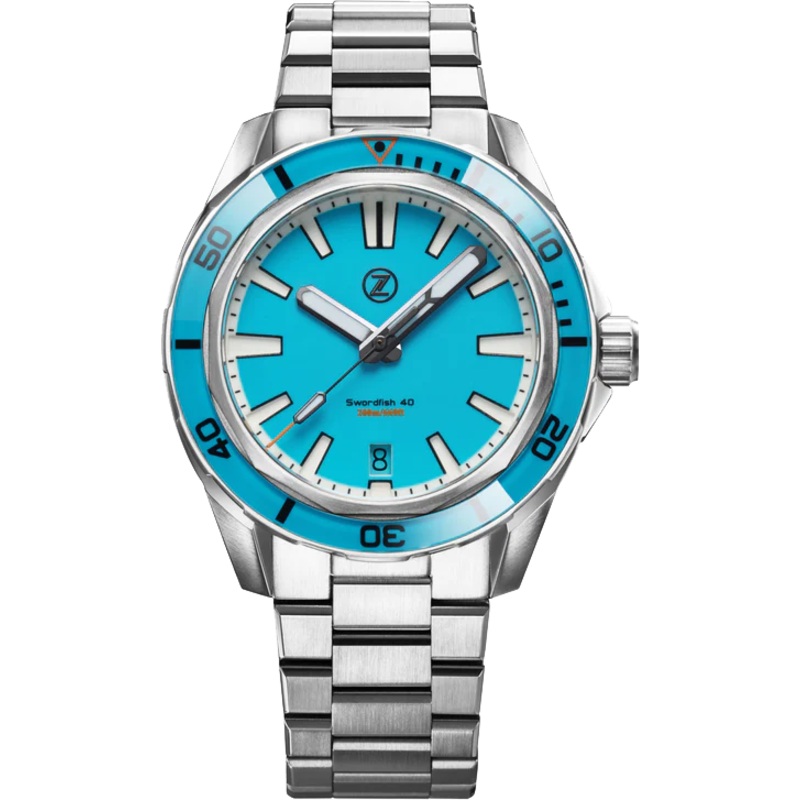 Zelos Swordfish 40mm Steel Sky Blue