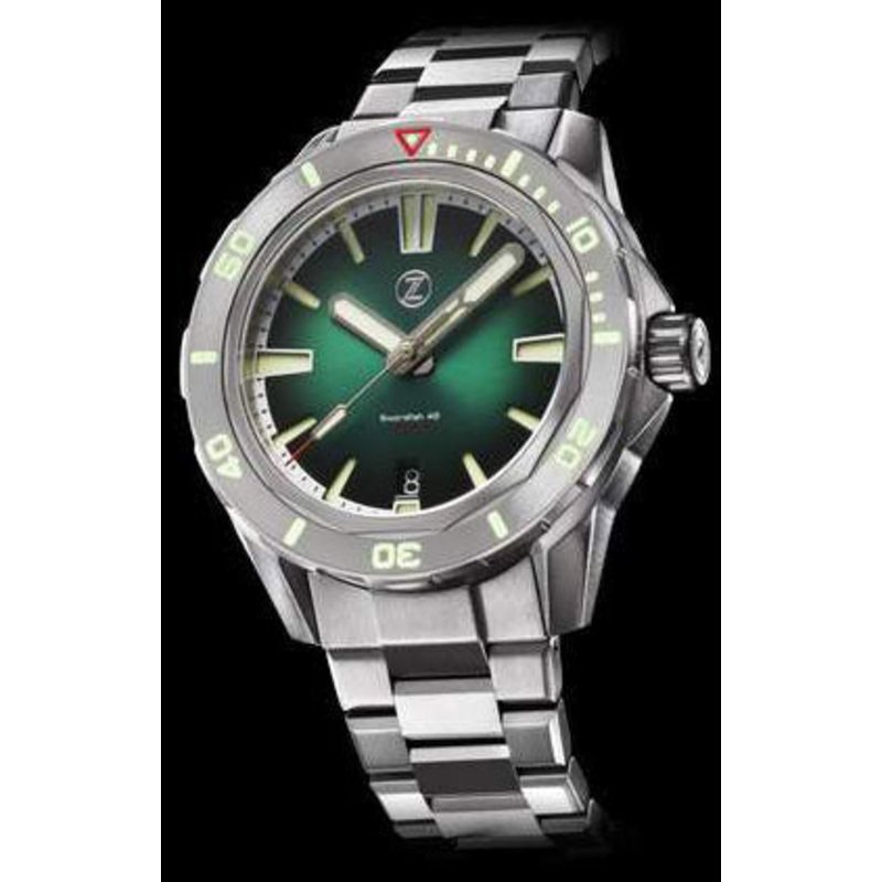 Zelos Swordfish 40mm TI Emerald Green (B-stock)