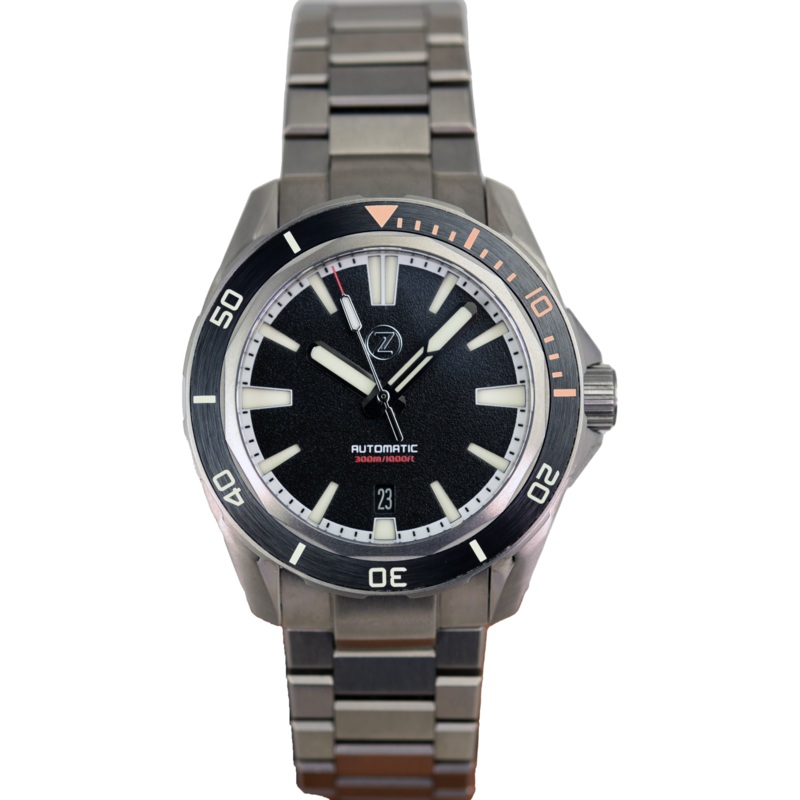Zelos Swordfish TI 42mm Calypso Orange (Pre-owned)