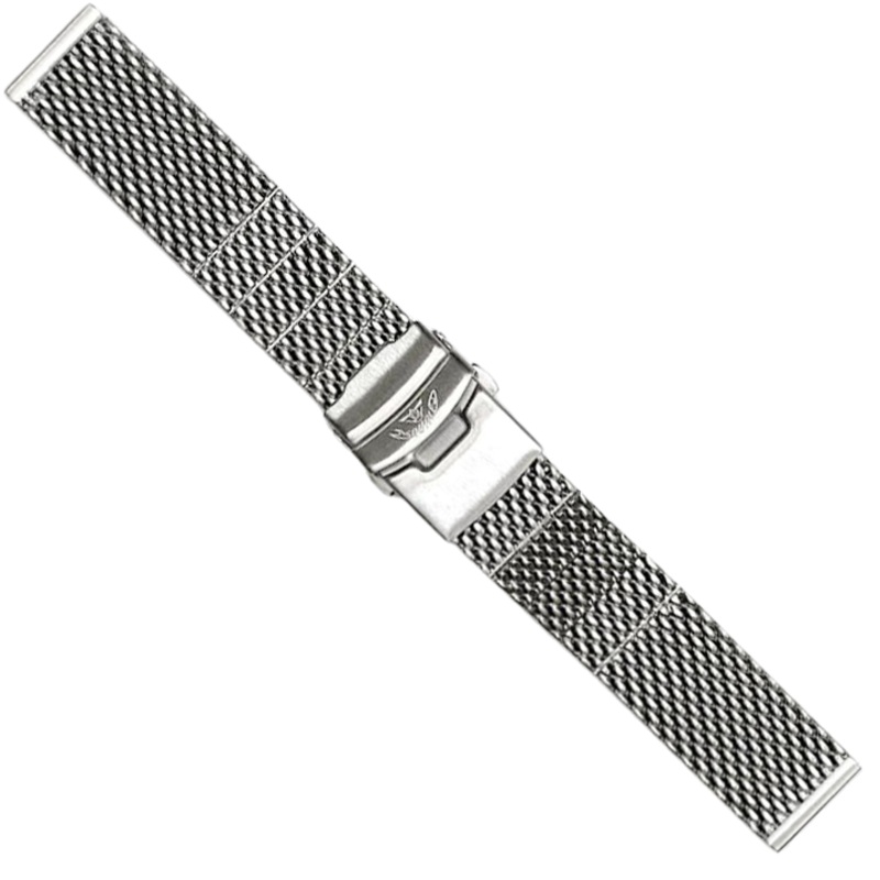 Squale Mesh Steel Bracelet Polished 20mm