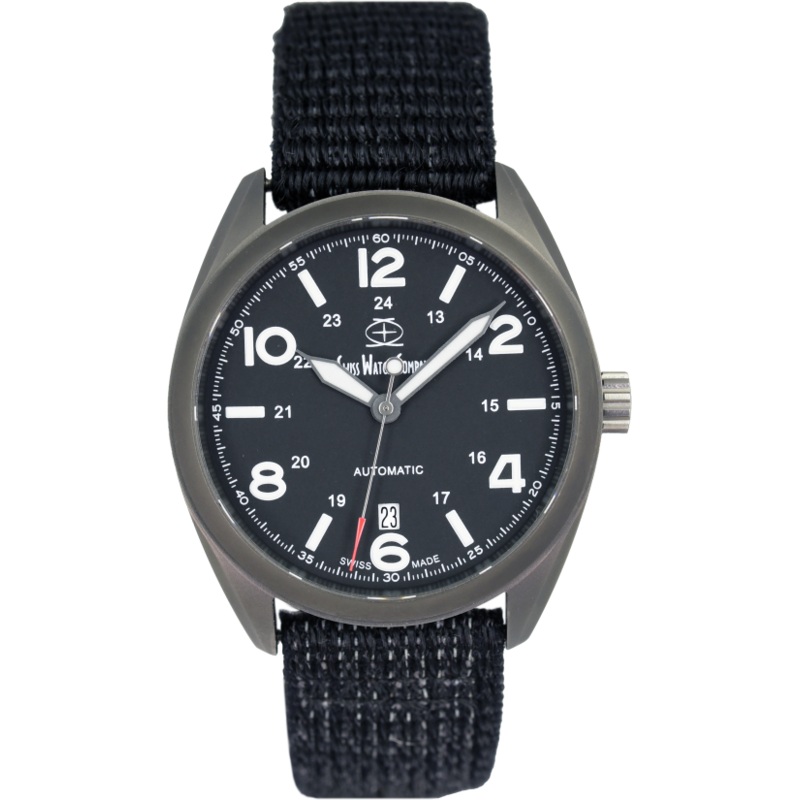 Swiss Watch Company SWC Bunker Black + bracelet (Pre-owned)