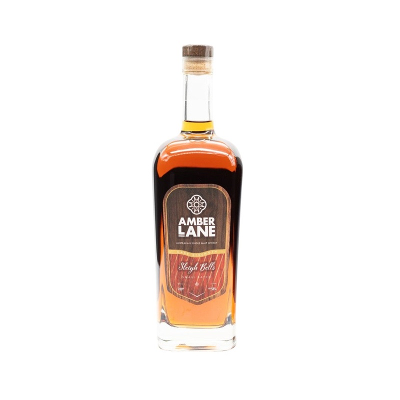 Amber Lane Sleigh Bells Australian Single Malt Whisky 700ml (ABV 58%)